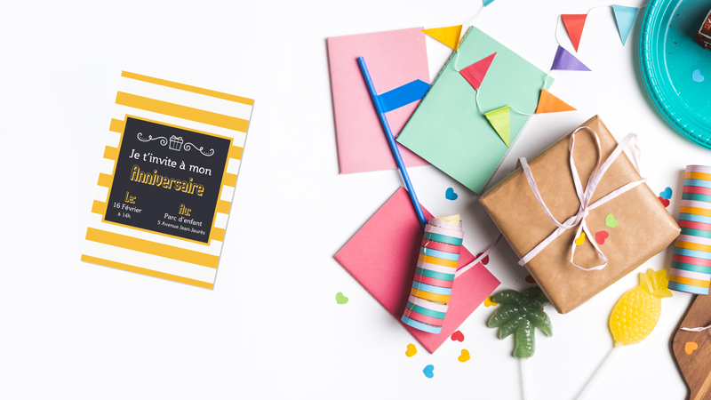 Top 10 des cartes d'invitation pour un anniversaire les plus originales