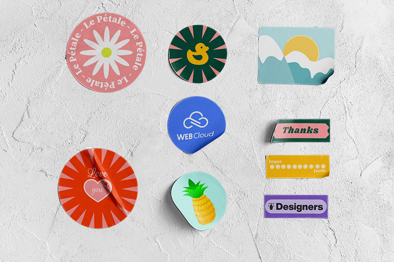 8 astuces pour réaliser vos stickers personnalisés - Blog Obiprint :  actuces et conseils pour vos créations graphiques