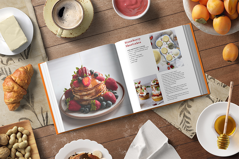 livre de cuisine et de recettes personnalisé