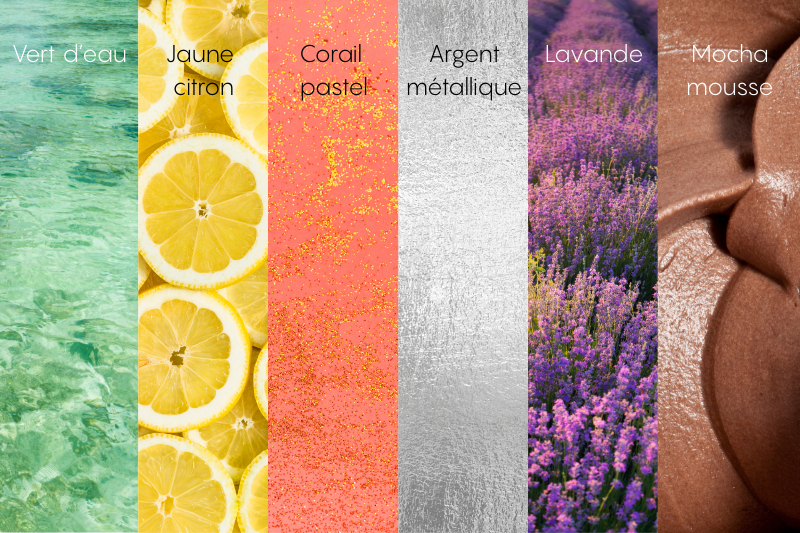 Quelles sont les couleurs tendances pour une palette printanière éclatante ?