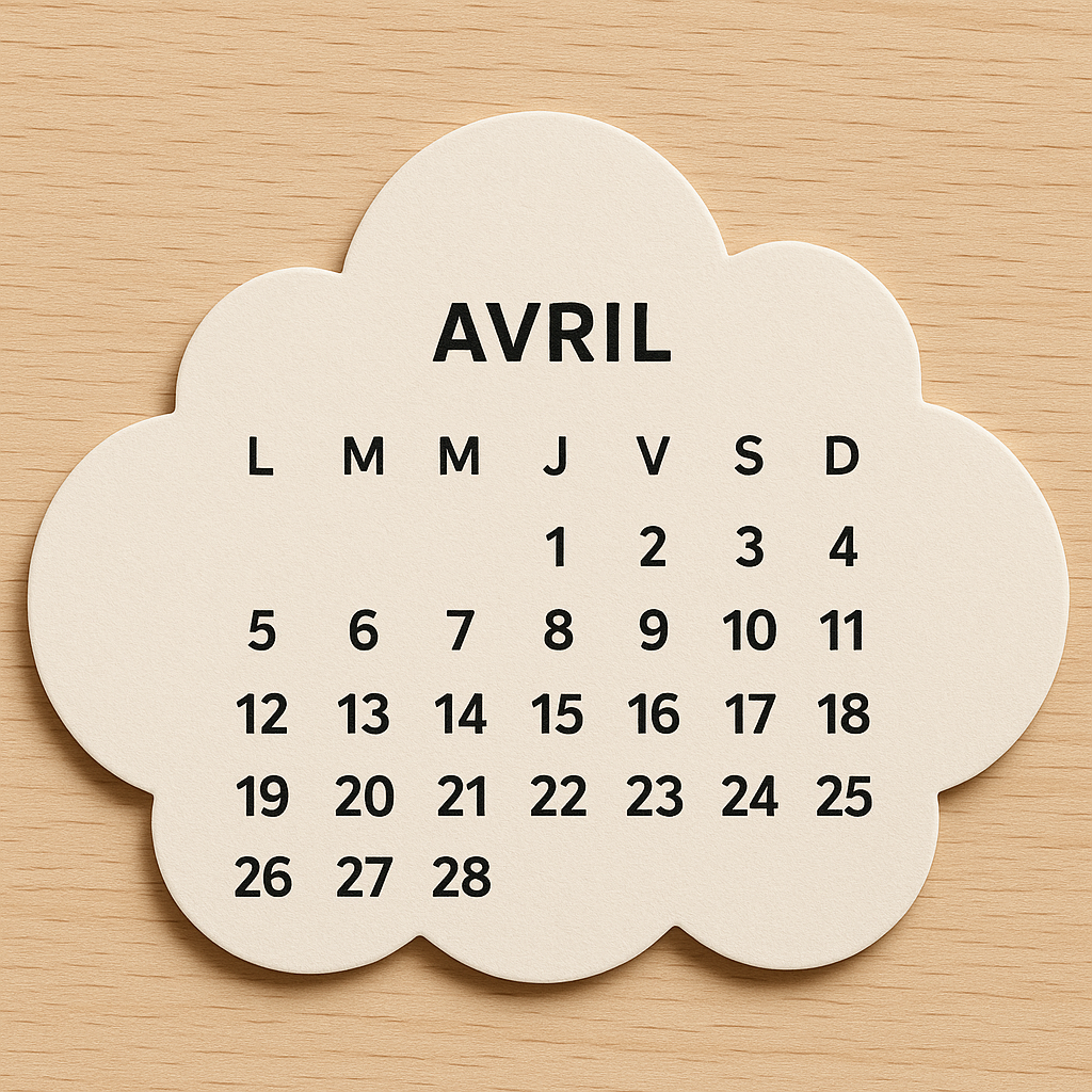 Impression calendriers personnalisés à la forme