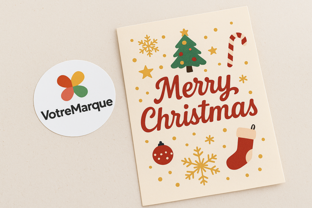 L'utilisation d'autocollants personnalisés avec les flyers est très apprécié