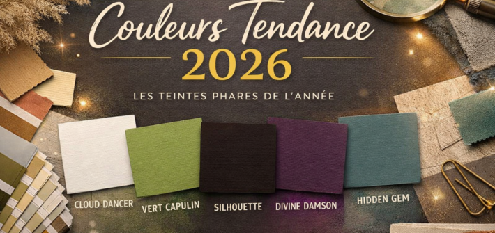 Quelles sont les couleurs tendances qui vont marquer l’année 2026 ?