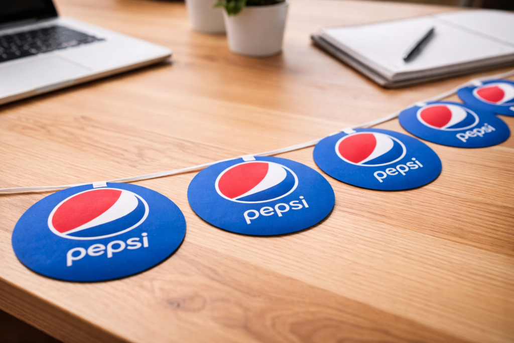 Zoom guirlande personnalisée en papier