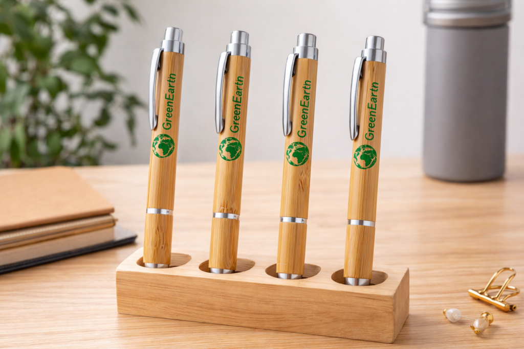 Stylo personnalisé en bois : un atout pour une communication responsable