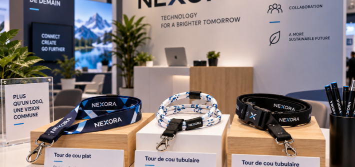Tour de cou personnalisé : le petit accessoire devenu incontournable pour communiquer